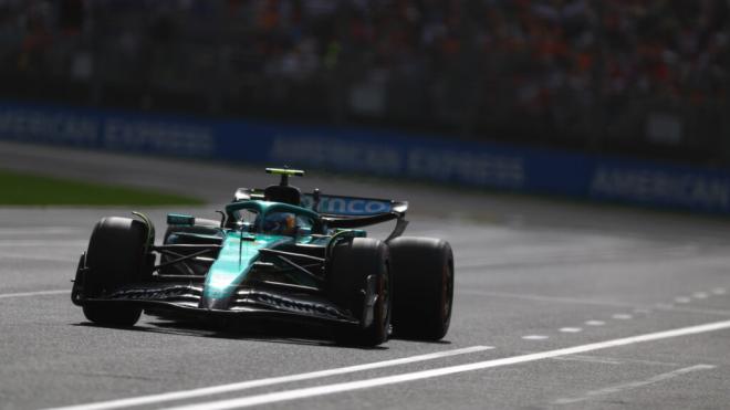 Fernando Alonso, durante el Gran Premio de Australia (Foto: Aston Martin).