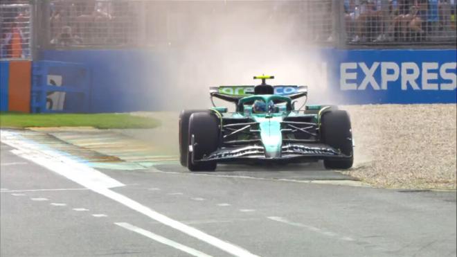 Fernando Alonso, durante la clasificación del GP de Australia (Foto: @F1).