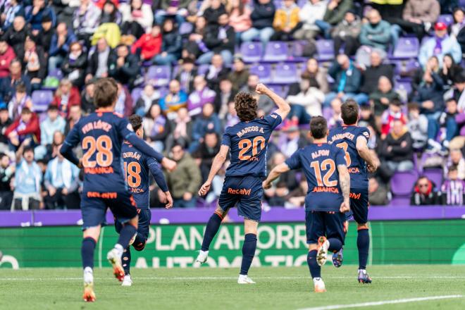 El Celta celebra el gol de Marcos Alonso (Foto: RC Celta).