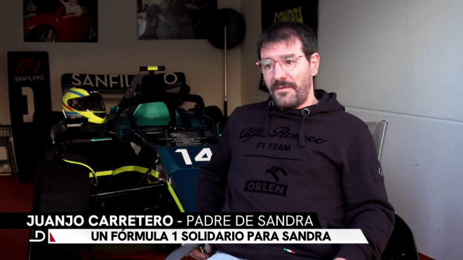 Juanjo, padre de Sandra, que padece el síndrome de Sanfilipo