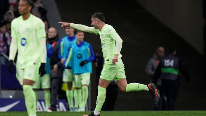 Ferrán Torres celebrando uno de los goles (Cordon Press)