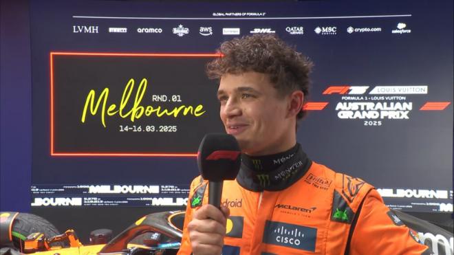 Lando Norris, el ganador del Gran Premio de Australia (Foto: F1).