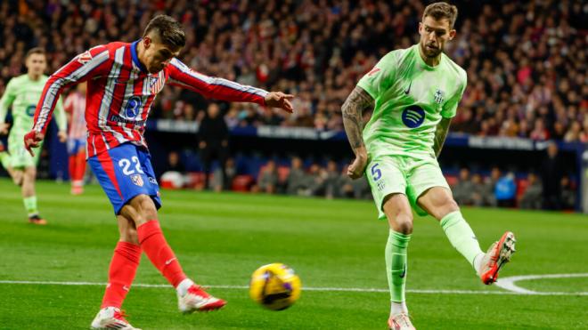 Giualiano e Íñigo en el Metropolitano (Foto: EFE)