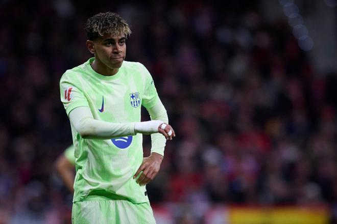 Lamine Yamal, en el Atlético - Barcelona (Foto: CordonPress).