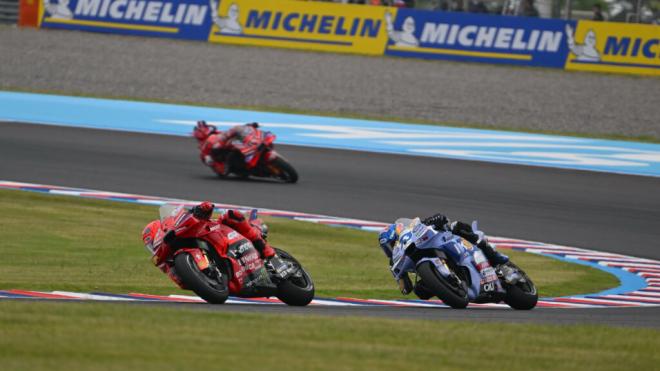 Álex y Marc Márquez, en el Gran Premio de Argentina (Foto: Michelin).