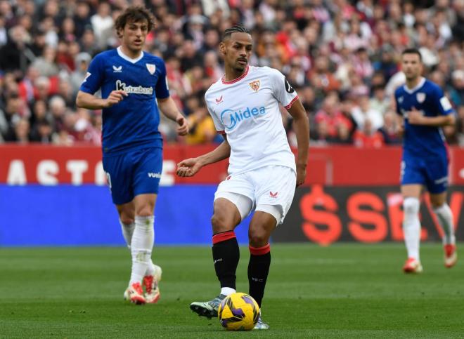 Djibril Sow, ante el Athletic (Foto: Kiko Hurtado)