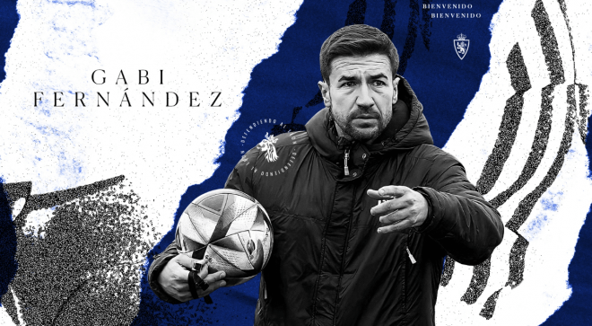 Gabi Fernández, nuevo entrenador del Real Zaragoza.