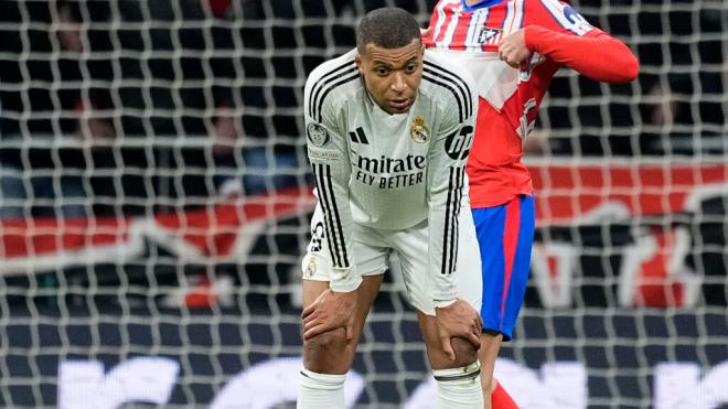 Kylian Mbappé en el partido contra el Atlético de Madrid (Europa Press)