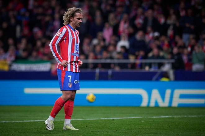 Antoine Griezmann, en un partido con el Atlético de Madrid (Cordon Press)