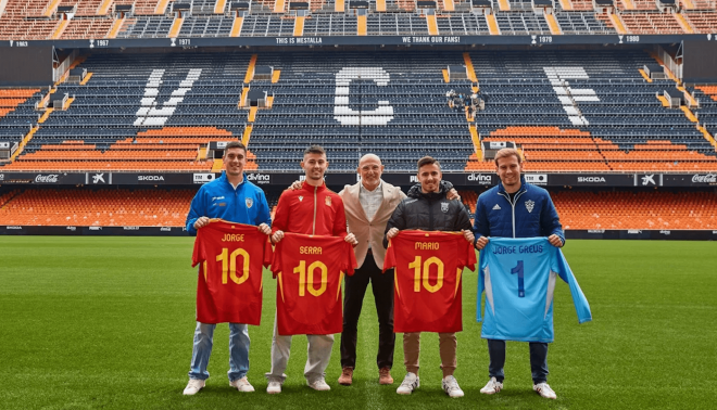 La Selección en Mestalla