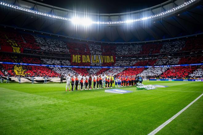 El estadio Metropolitano, en un partido del Atlético de Madrid (Cordon Press)