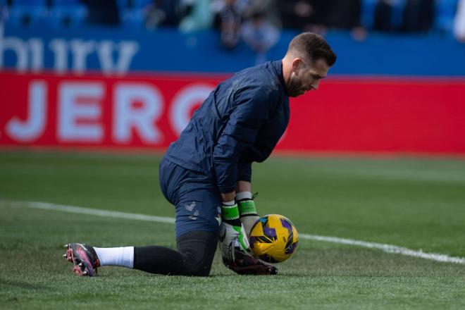 Adrián San Miguel, en la previa del Leganés-Betis (Foto: Cordon Press).