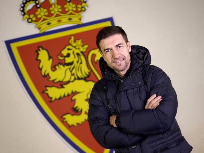 Gabi Fernández en su llegada al Real Zaragoza (Foto: LALIGA).