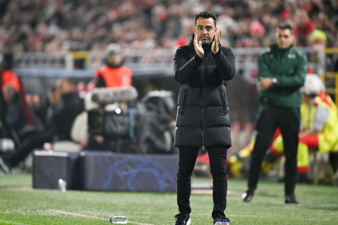 Xavi Hernández, en un partido con el FC Barcelona (Cordon Press)