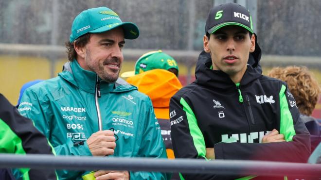 Fernando Alonso y Gabriel Bortoleto (Foto: Europa Press)