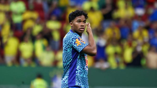 Endrick durante el partido ante Colombia (Fuente: Cordon Press)