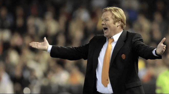 Koeman en Mestalla (Foto: EFE)