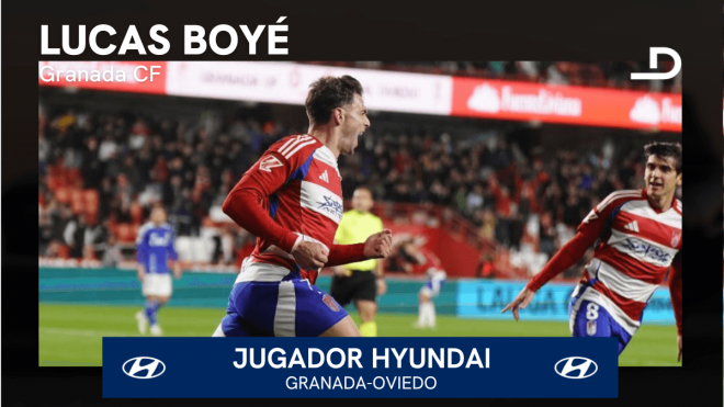 Lucas Boyé, Jugador Hyundai del Granada-Oviedo