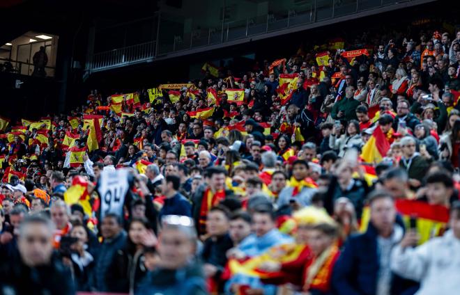 Ambiente en Mestalla