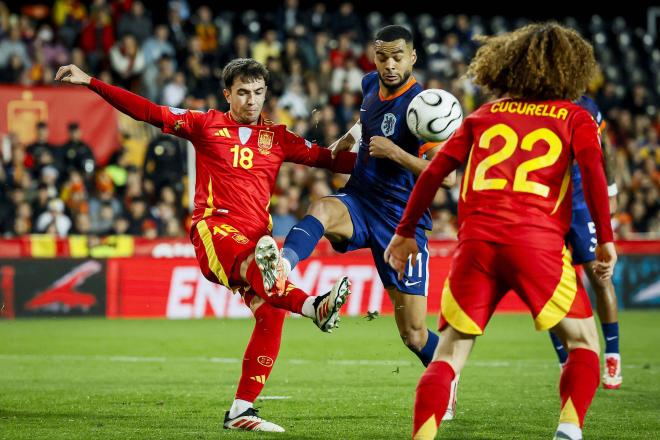 Zubimendi, en el España-Países Bajos (FOTO: Cordón Press).