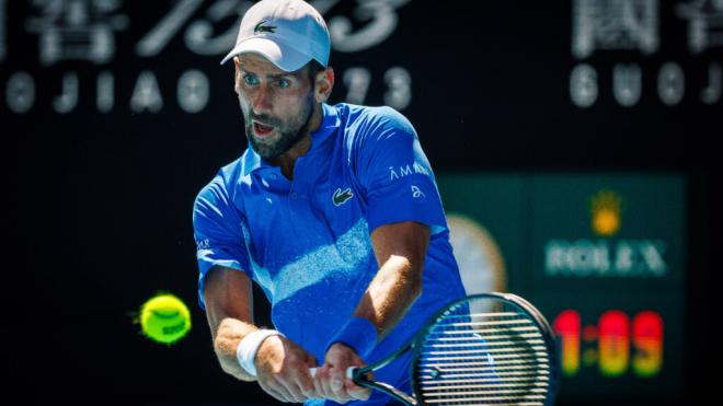 Djokovic, jugando en Miami (Cordon Press)