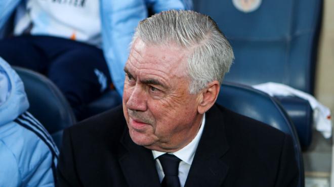 Carlo Ancelotti en un partido con el Real Madrid (Europa Press)
