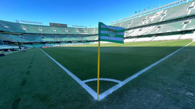 Imagen del Benito Villamarín antes del Betis - Sevilla (Foto: Kiko Hurtado).