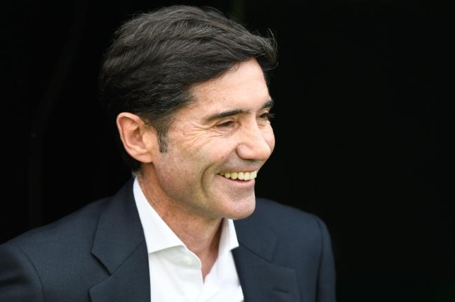 Marcelino García Toral, ante el Betis (Foto: Kiko Hurtado).
