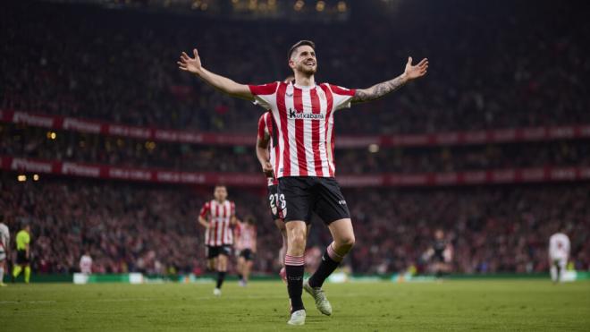 Oihan Sancet en el partido de Europa League ante el Rangers (Foto: Europa Press)