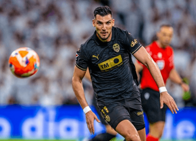 Rafa Mir en el Bernabéu
