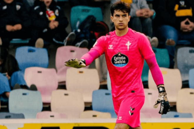 Coke Carrillo, portero del Celta Fortuna (Foto: RC Celta).