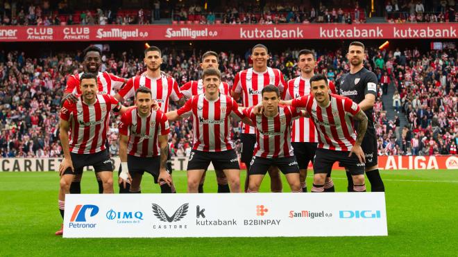 Este es el once que sacaba Ernesto Valverde ante Las Palmas en San Mamés (Foto: Athletic Club).
