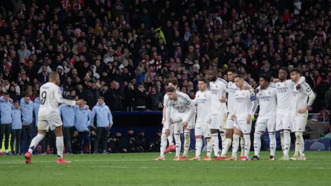 El Real Madrid, en la tanda de penaltis contra el Atlético en la UCL (Cordon Press)