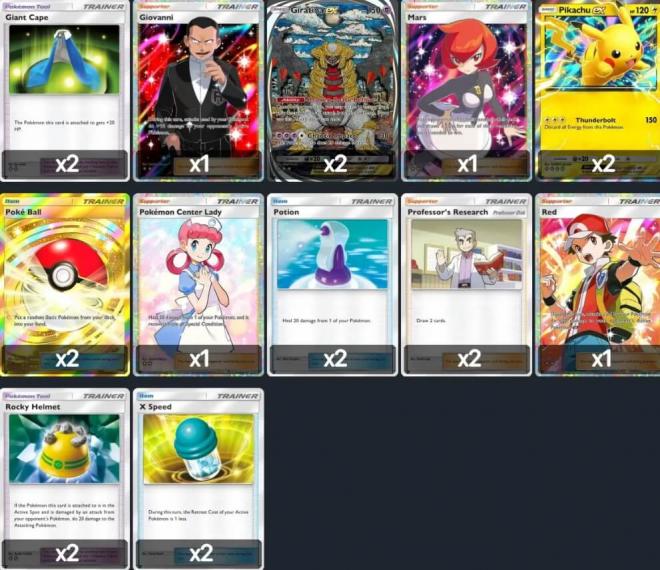 El mazo de Giratina con Pikachu, algo nunca visto hasta el descubrimiento del top 3.