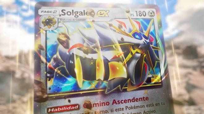 Solgaleo domina uno de los dos nuevos sobres de Pokémon Pocket con los Guardianes Celestiales.