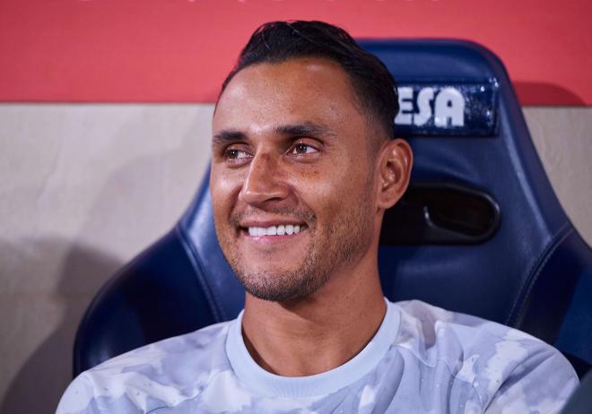 Keylor Navas siendo suplente en el Real Madrid (Cordon Press)