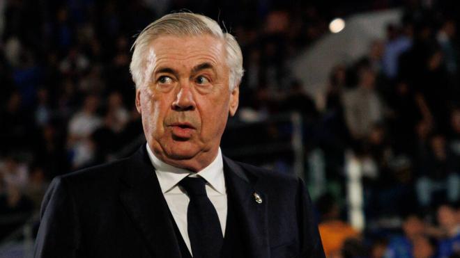 Carlo Ancelotti, en un partido del Real Madrid (Cordon Press)