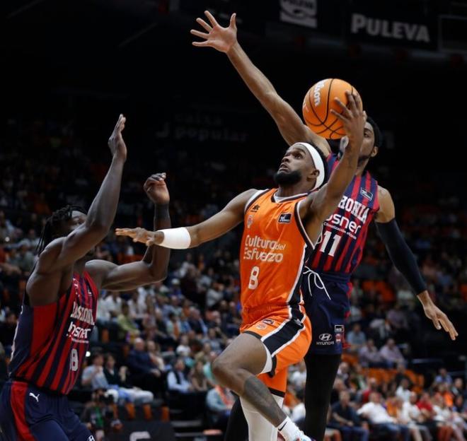 Derrota del Valencia Basket tras dos prórrogas en un partido loco (125-128)