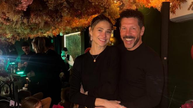 Carla Pereyra y Diego Simeone, durante su visita a Nápoles (foto: Carla Pereyra Instagram).
