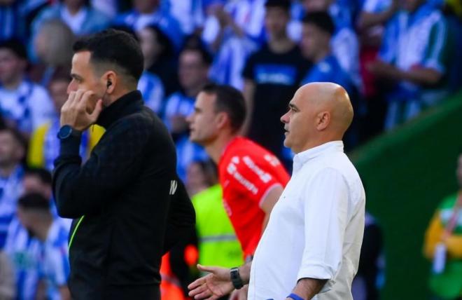 Óscar Gilsanz, durante el Racing-Deportivo (Foto: LALIGA).