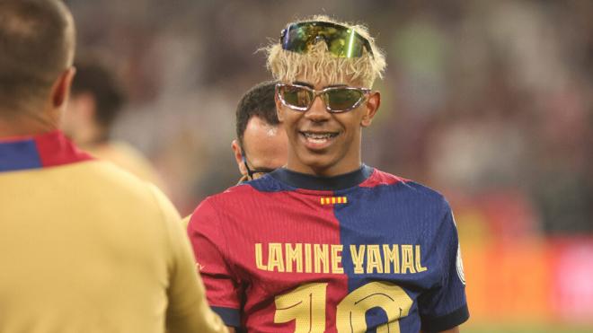 Lamine Yamal, tras ganar la Copa del Rey (Cordon Press)