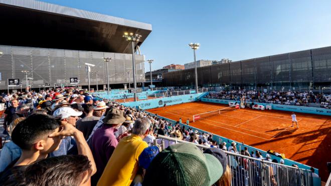 Pistas de entrenamiento del Mutua Madrid Open (Redes sociales)