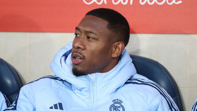 David Alaba en un partido con el Madrid (Europa Press)