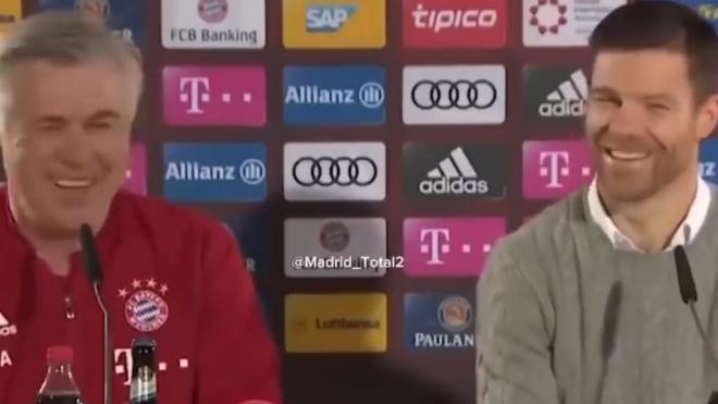 Carlo Ancelotti y Xabi Alonso en el Bayern (Foto: Madrid Total)