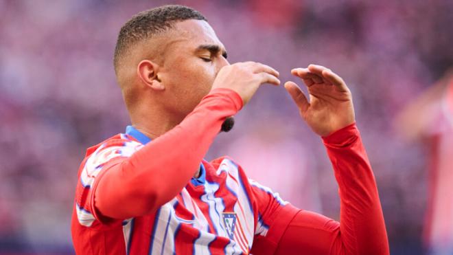 Samu Lino podría despedirse del Atlético de Madrid en verano (foto: Cordon Press).
