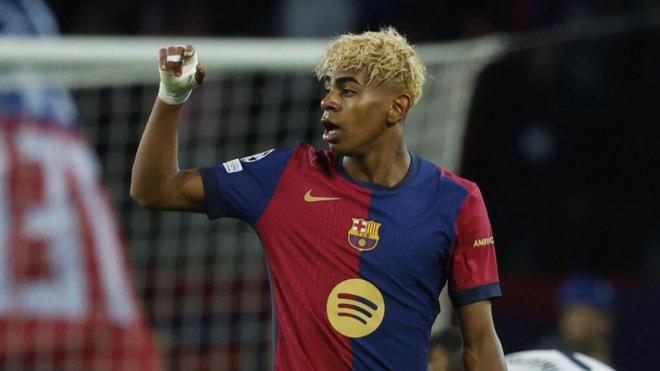 Lamine Yamal en el partido contra el Inter (Cordon Press)