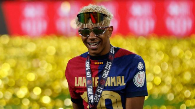 Lamine Yamal, tras ganar la Copa del Rey (Cordon Press)