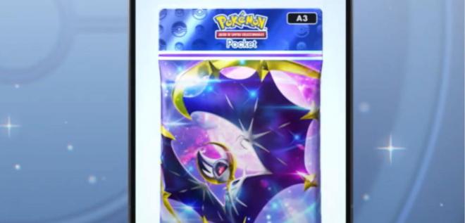 El sobre de Lunala en Pokémon Pocket.