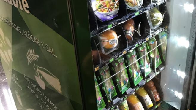 Máquina expendedora de alimentos saludables (Foto: Europa Press)