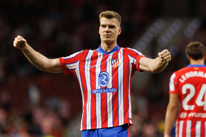 Alexander Sorloth, en un partido del Atlético de Madrid (Cordon Press)